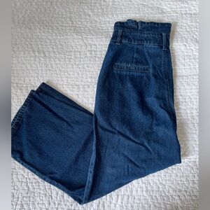 Lulus Denim Paperbag pants